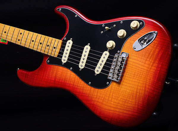 Fender Rarities Flame Ash Top Stratocaster Plasma Red Burst-Brian's Guitars