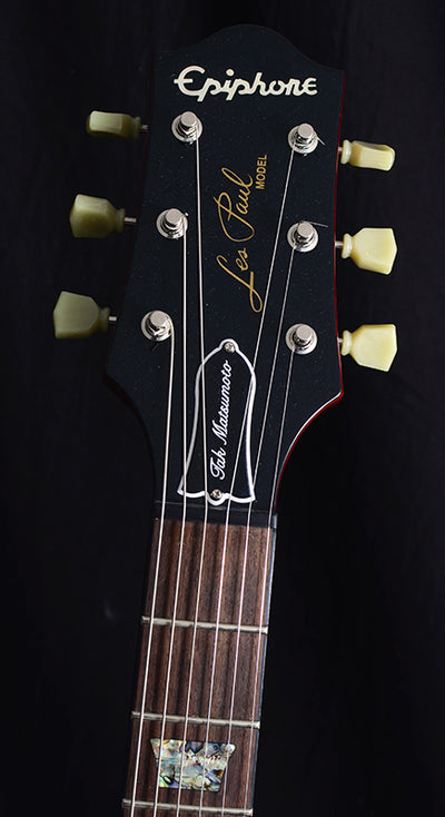 Epiphone Elitist サンバースト　ストラップ付 Epiphone Elitist Tak Matsumoto Les Paul Standard - TakBurst