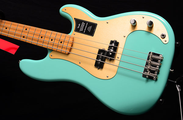 Fender Vintera '50s Precision Bass Sea Foam Green-Electric Guitars-Brian's Guitars