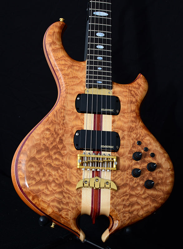 Alembic Darling Chocolate Quilt Maple-Brian's Guitars