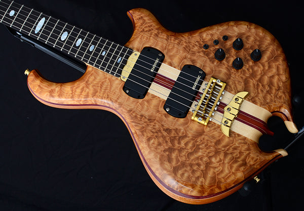 Alembic Darling Chocolate Quilt Maple-Brian's Guitars