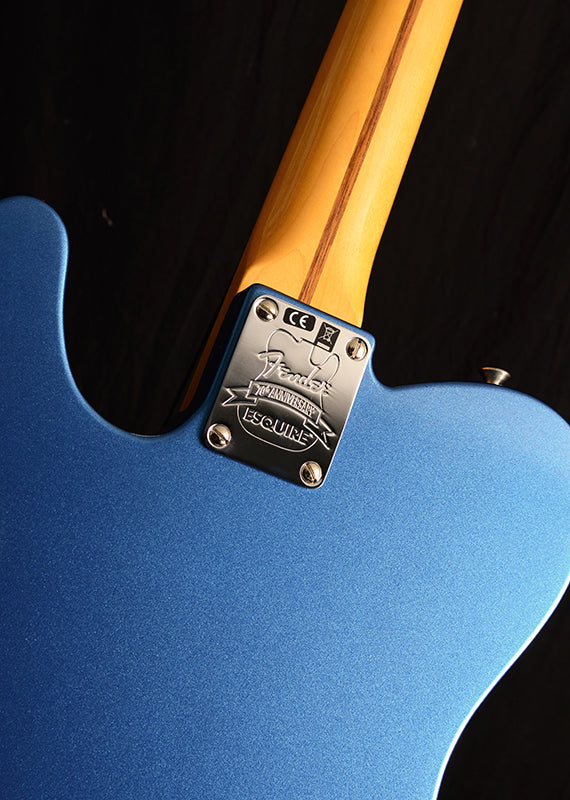 Fender 70th Anniversary Esquire Maple Neck Lake Placid Blue-Electric Guitars-Brian's Guitars