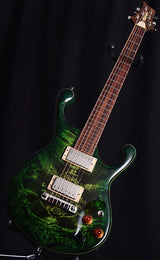 Used Fibenare Erotic Dalmat Forest Green-Electric Guitars-Brian's Guitars