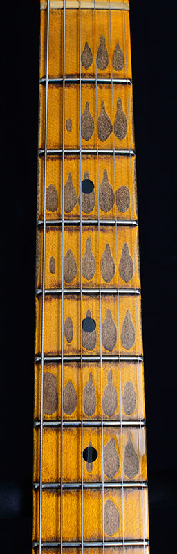 Fender Custom Shop 1957 Stratocaster Heavy Relic NAMM Limited Tahitian Coral Over 2 Tone Sunburst-Brian's Guitars