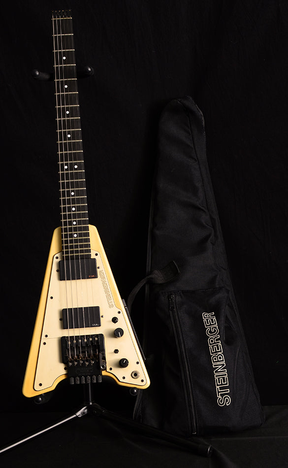 Used 1989 Steinberger GP2T White-Electric Guitars-Brian's Guitars