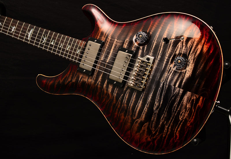 Paul Reed Smith Wood Library Custom 24 Fatback Brian's Limited Charcoal Cherry Burst-Brian's Guitars