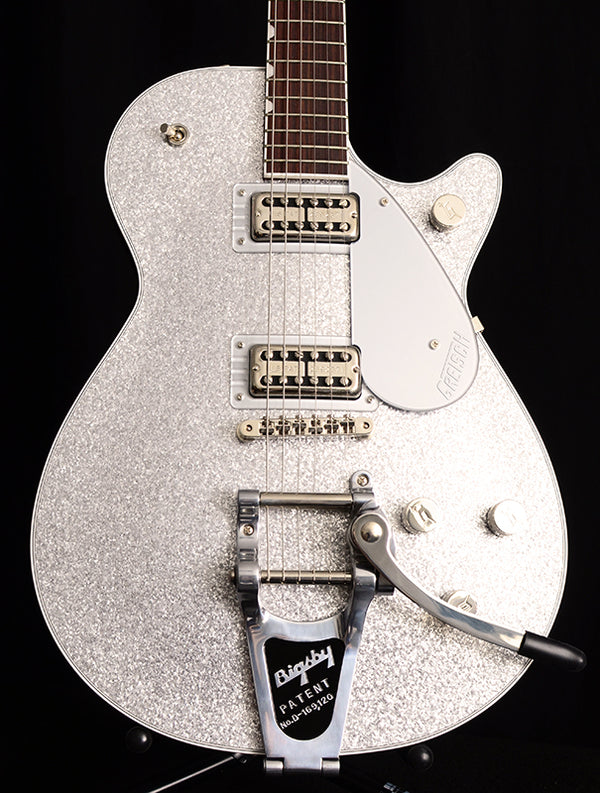 Used Gretsch G6129T Players Edition Jet Silver Sparkle-Brian's Guitars