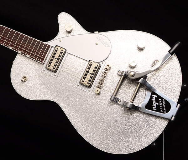 Used Gretsch G6129T Players Edition Jet Silver Sparkle-Brian's Guitars