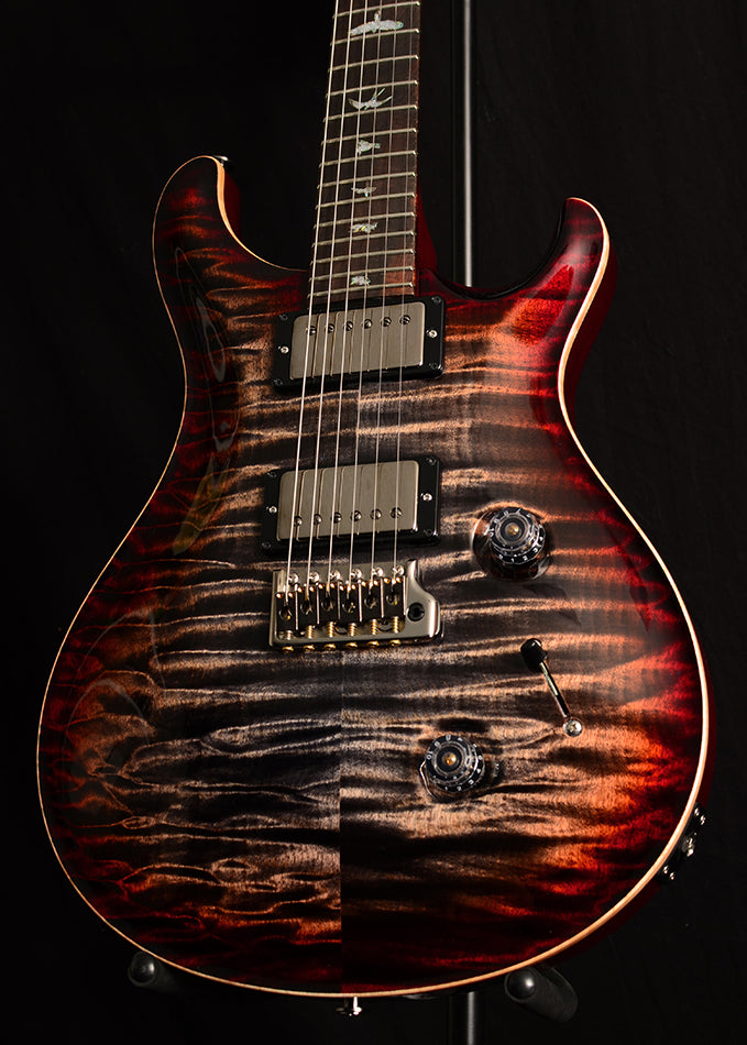 Paul Reed Smith Wood Library Custom 24 Fatback Brian's Limited Charcoal Cherry Burst-Brian's Guitars