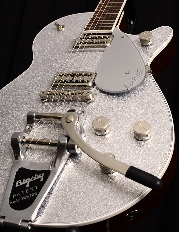 Used Gretsch G6129T Players Edition Jet Silver Sparkle-Brian's Guitars