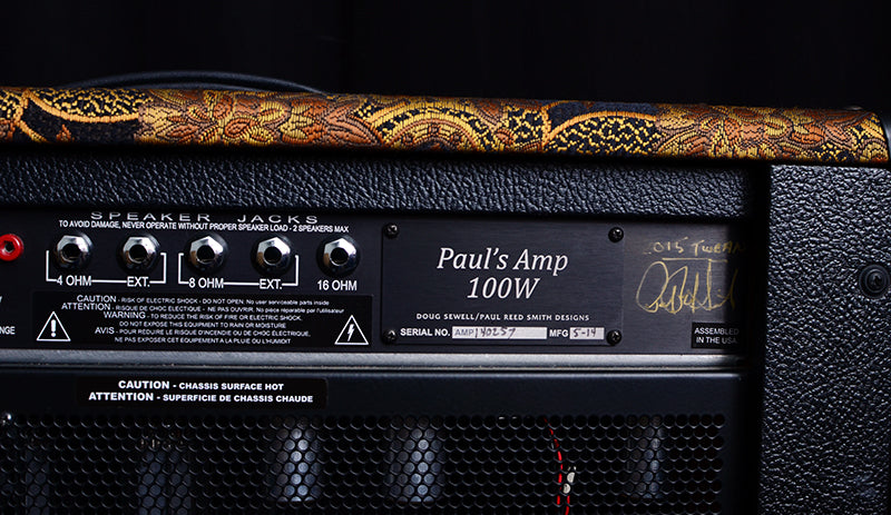 Used Paul Reed Smith Paul's Custom Amp 100W 2015 Tweaks Head and Cab-Brian's Guitars