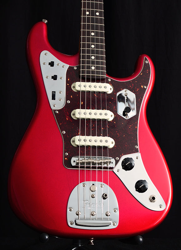 Fender Parallel Universe Jaguar Stratocaster Electric Guitar Candy Apple Red-Brian's Guitars