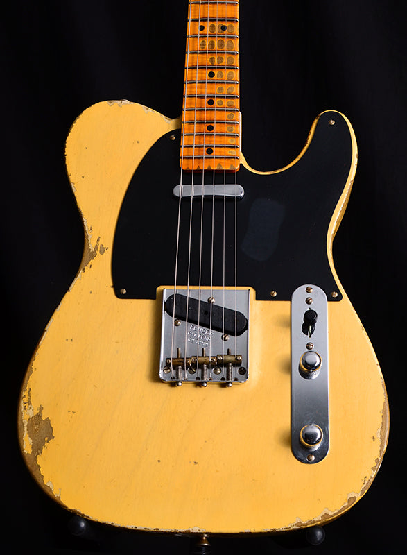 Fender Custom Shop '51 Nocaster Heavy Relic Faded Nocaster Blonde-Brian's Guitars