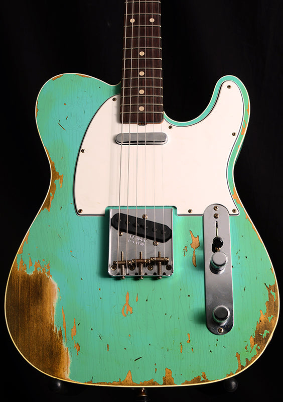 Fender Custom Shop 1960 Telecaster Custom Heavy Relic Seafoam Green-Electric Guitars-Brian's Guitars