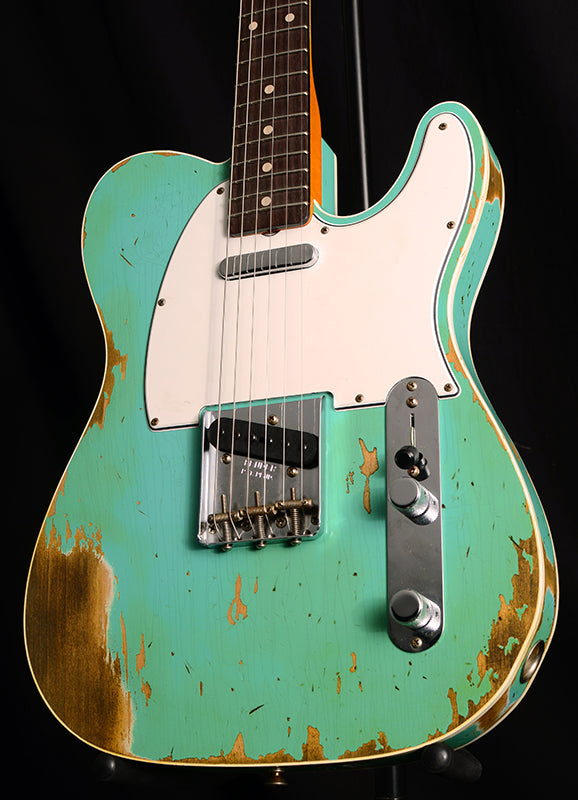 Fender Custom Shop 1960 Telecaster Custom Heavy Relic Seafoam Green-Electric Guitars-Brian's Guitars