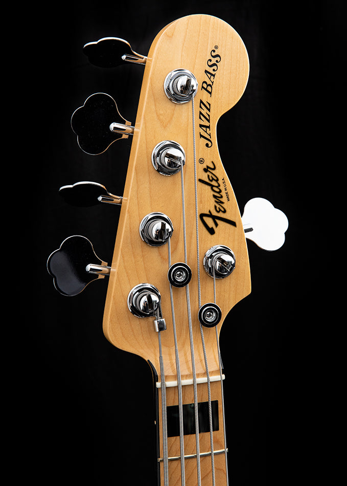 Used Fender American Deluxe Jazz Bass V Natural
