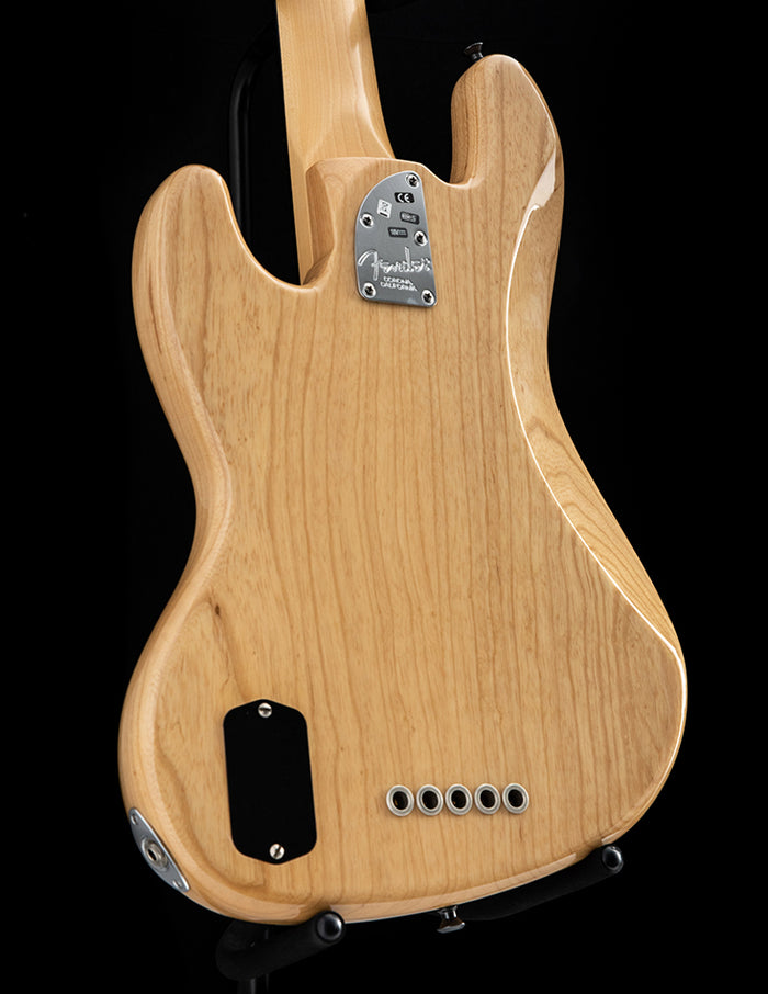 Used Fender American Deluxe Jazz Bass V Natural