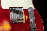 Used Fender Custom Shop 1963 Telecaster Relic Candy Apple Red Over 3 Tone Sunburst