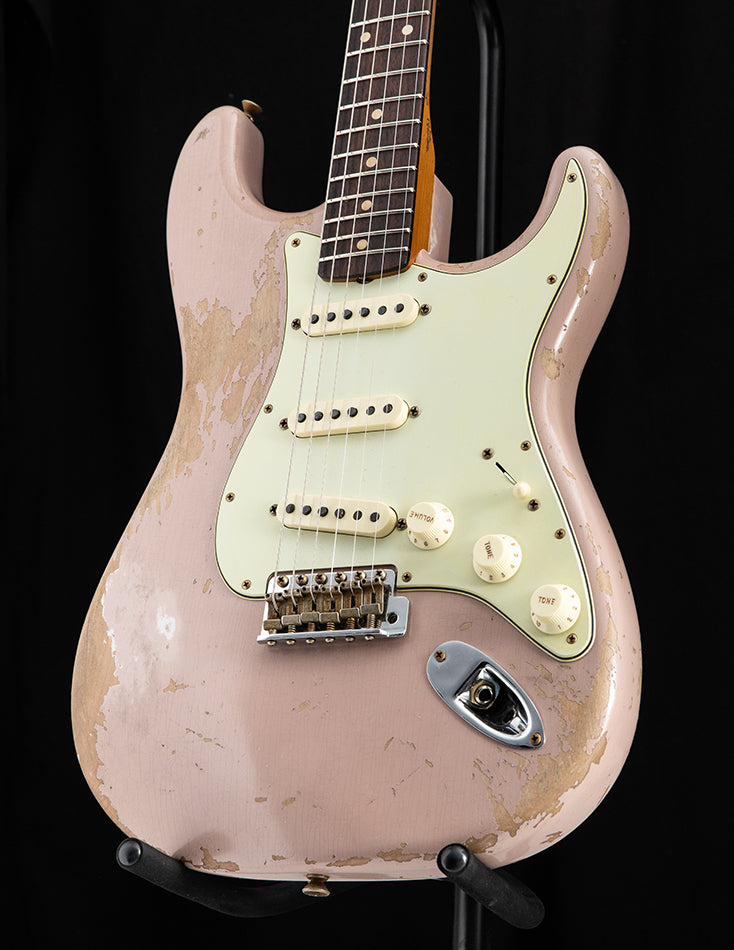 Fender Custom Shop Limited Edition 60/63 Super Heavy Relic Stratocaster Dirty Shell Pink