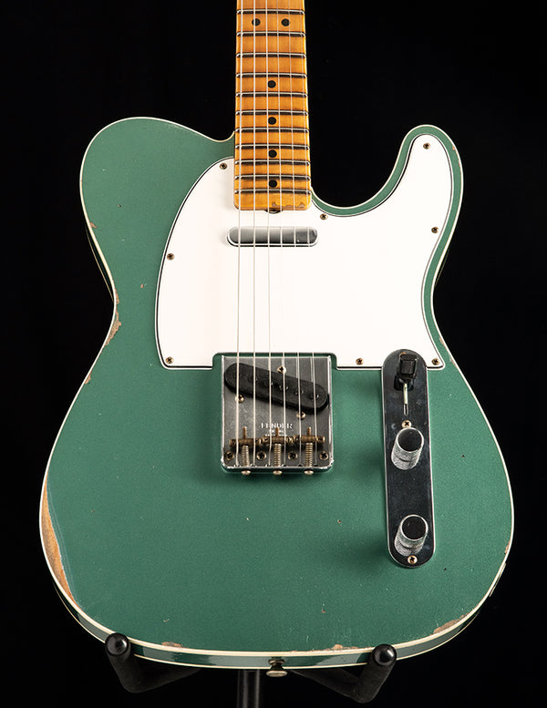 Fender Custom Shop 1965 Telecaster Custom Relic Faded Aged Sherwood Green Metallic