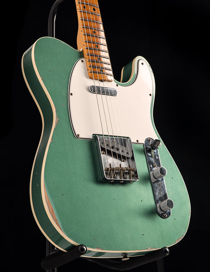Fender Custom Shop 1965 Telecaster Custom Relic Faded Aged Sherwood Green Metallic