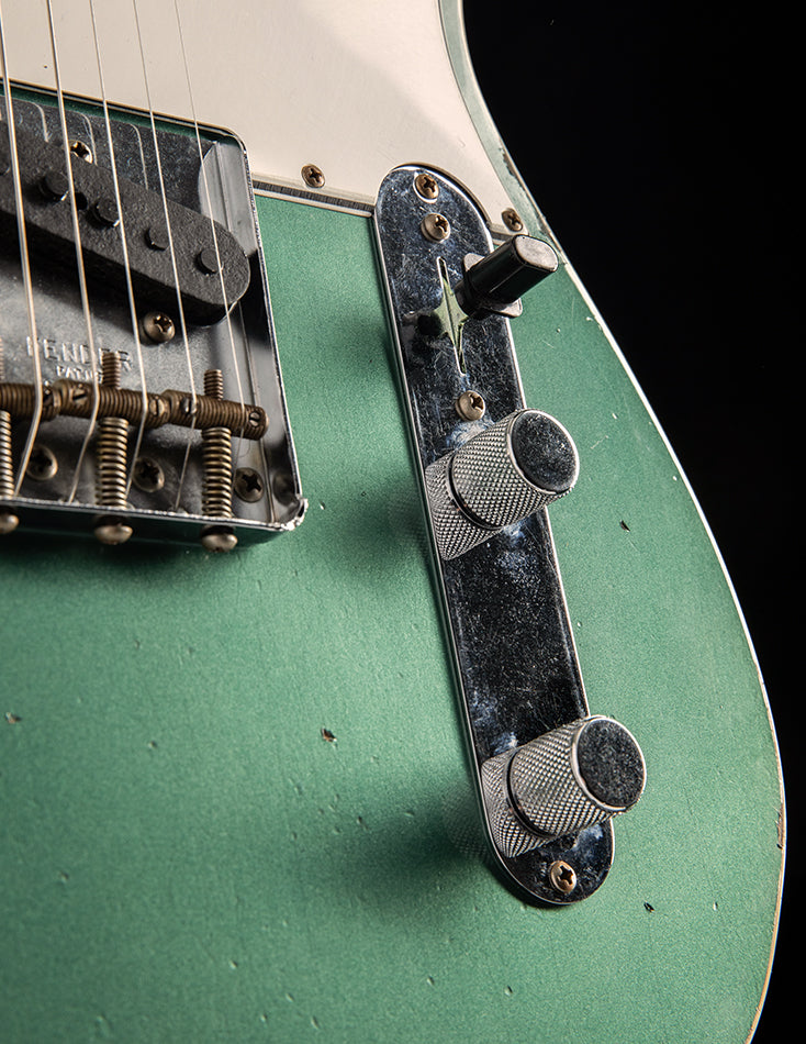 Fender Custom Shop 1965 Telecaster Custom Relic Faded Aged Sherwood Green Metallic
