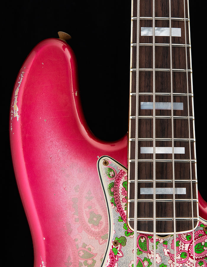 Fender Custom Shop Heavy Relic Jazz Bass Pink Paisley Limited