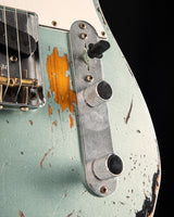 Fender Custom Shop 1965 Telecaster Custom Relic Aged Firemist Silver Over 3 Tone Sunburst
