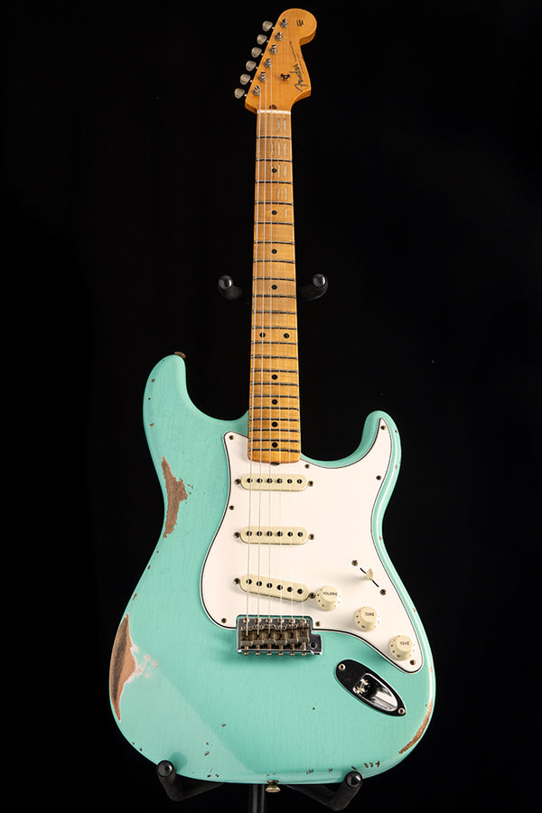 Used Fender Custom Shop Limited Edition Tomatillo Stratocaster Relic Super Faded Sea Foam Green