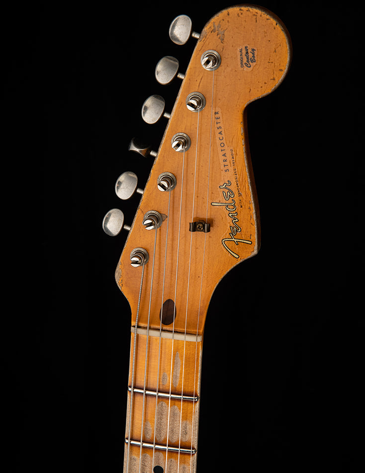 Used Fender Custom Shop Red Hot Stratocaster Super Heavy Relic Faded Chocolate 3-Tone Sunburst