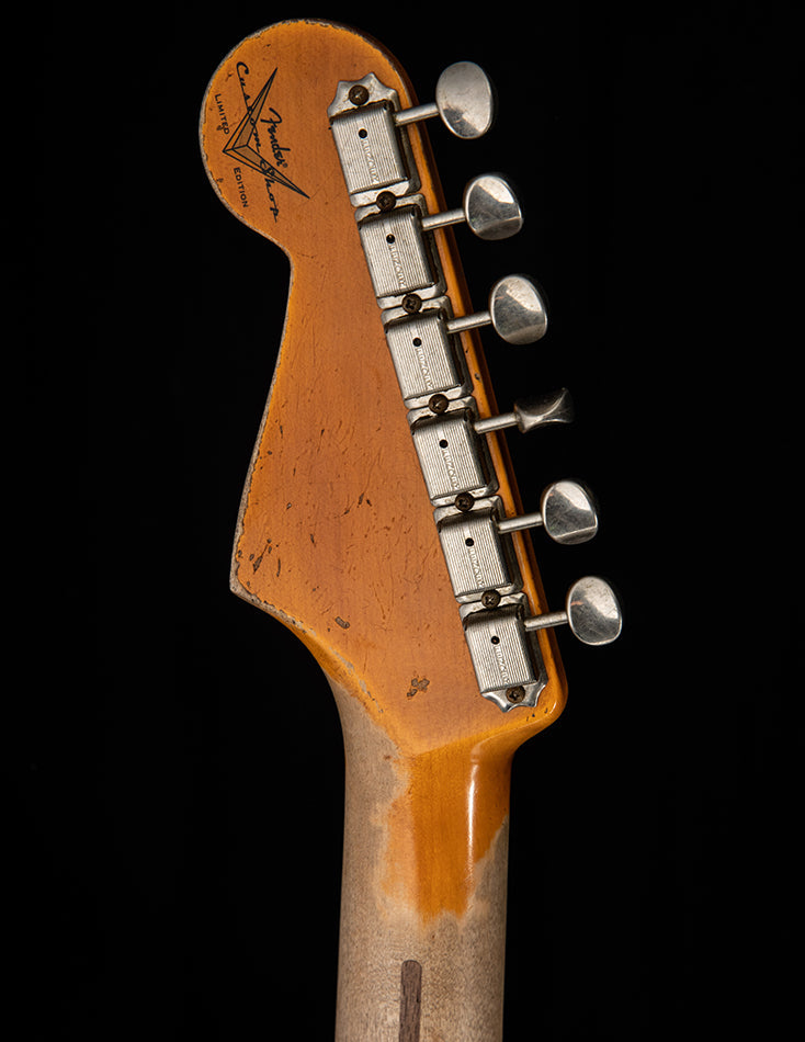 Used Fender Custom Shop Red Hot Stratocaster Super Heavy Relic Faded Chocolate 3-Tone Sunburst