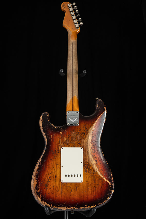 ★Custom HardRelic Sunburst Stratocaster★ Fender Custom Limited Edition Red Hot Strat Super Heavy