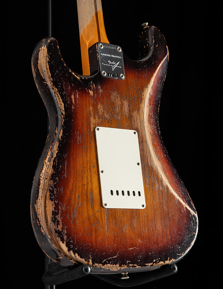 Used Fender Custom Shop Red Hot Stratocaster Super Heavy Relic Faded Chocolate 3-Tone Sunburst