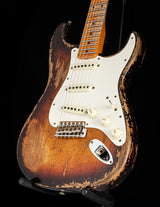 Used Fender Custom Shop Red Hot Stratocaster Super Heavy Relic Faded Chocolate 3-Tone Sunburst