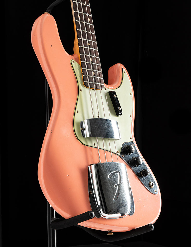 Fender Custom Shop 64 Jazz Bass Journeyman Super Faded Aged Tahitian Coral