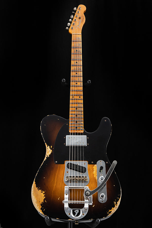 Fender Custom Shop Limited Edition CuNife Blackguard Telecaster Heavy Relic Faded Wide Fade 2 Tone Sunburst