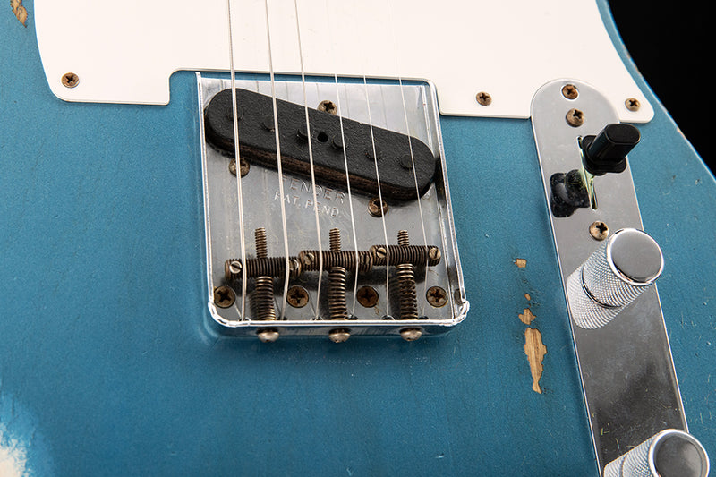 Fender Custom Shop 1958 Heavy Relic Telecaster Aged Lake Placid Blue