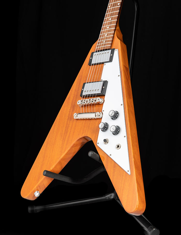 Gibson Flying V antique natural ほぼ新品 Gibson 70s Flying V Antique Natural | Long & McQuade
