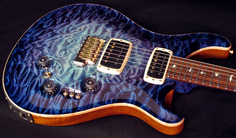 Paul Reed Smith Private Stock Custom 24 Signature Piezo Tremolo Aqua Violet Glow #2-Brian's Guitars