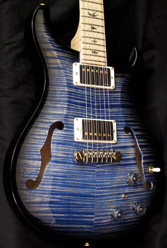 Paul Reed Smith Artist Hollowbody II Faded Blue Jean Smokeburst-Brian's Guitars