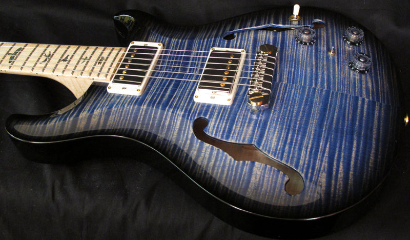 Paul Reed Smith Artist Hollowbody II Faded Blue Jean Smokeburst-Brian's Guitars