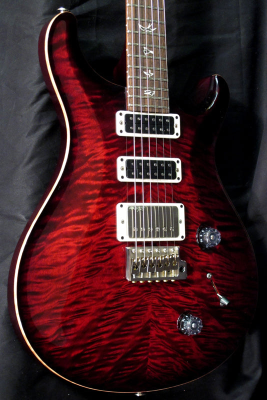 PRS Studio Fire Red Burst with Fire Red Burst Back and neck.