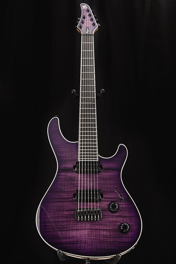 Mayones Regius 7 Baritone Guitar Infinite Purple with Satin Back