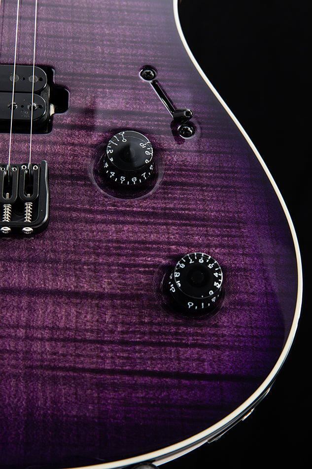 Mayones Regius 7 Baritone Guitar Infinite Purple with Satin Back
