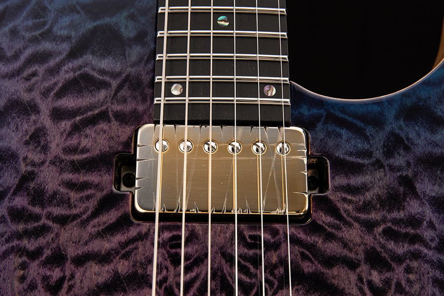 Mayones Aquila Elite S 6 Dirty Purple Blue Burst