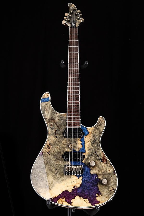 Mayones 40th Anniversary Regius 6 Master Grade Buckeye Burl