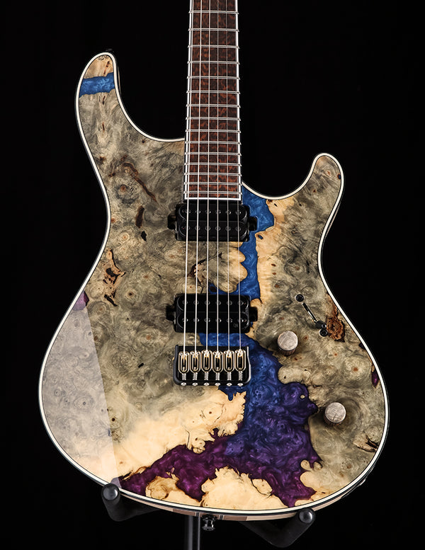 Mayones 40th Anniversary Regius 6 Master Grade Buckeye Burl