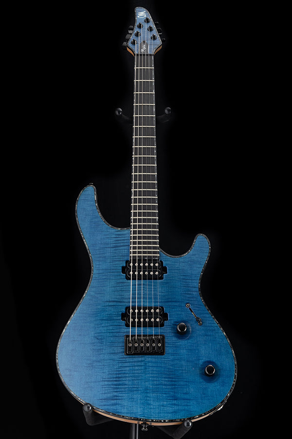 Used Mayones Regius 6 Trans Blue Satin