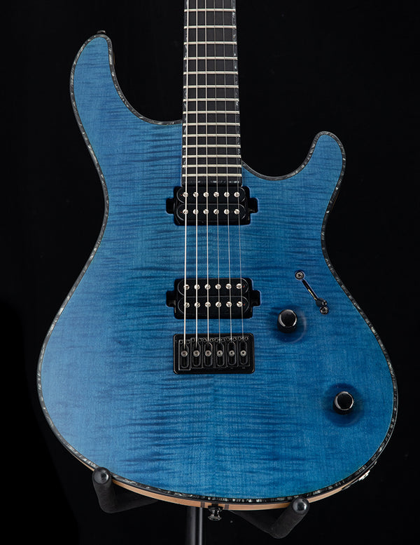 Used Mayones Regius 6 Trans Blue Satin
