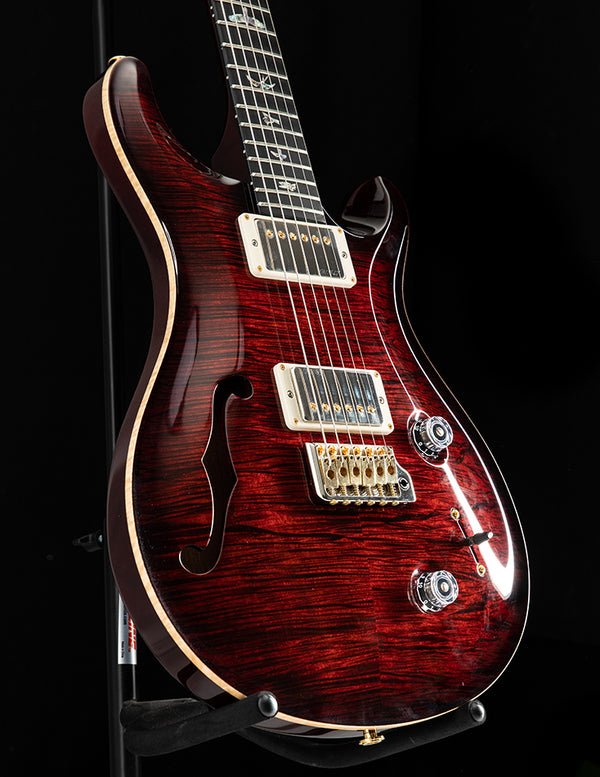 Used Paul Reed Smith Wood Library Artist Custom 22 Semi-Hollow Fire Red Burst